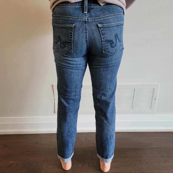 Ag Adriano Goldschmied Stilt Roll-Up Jeans Size 26 - Picture 3 of 7